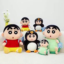 正版蜡笔小新乌龟企鹅变身公仔儿童抱枕摆件毛绒玩具生日礼物批发