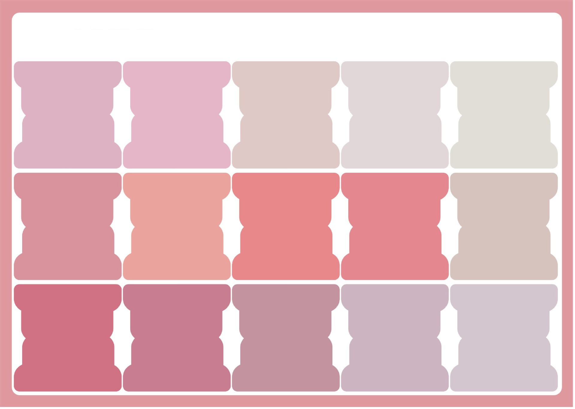 새로운 핑크색 전단지 빈 모델