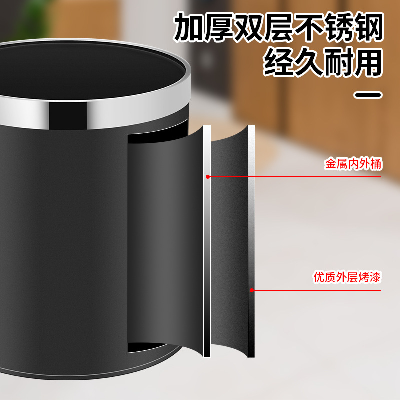 Cocina basura puede luz estilo de lujo de alta gama casa sala de estar doble capa WC Oficina Hotel habitación logo habitación