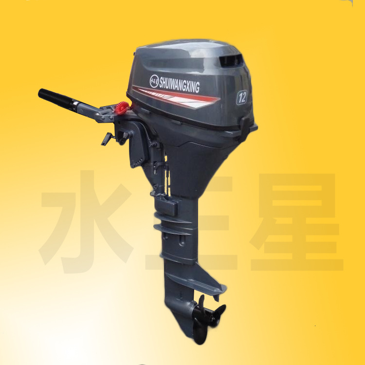 12马力/9.8马力四冲船首推力器汽油渔船挂桨机船尾机马达厂家