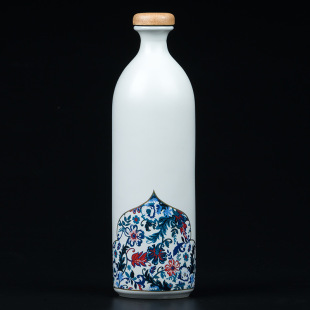 Jingdezhen Creative Wine Bottle Household Wine Pot Liquor Small Wine Glass Wine Pot Sealed Ceramic 0.5kg Pack Free Shipping Gift