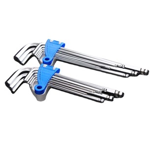 Factory direct supply standard hex wrench metric inch hex wrench plated hex wrench ball head