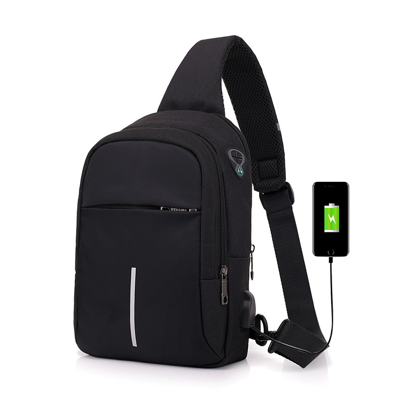 New Multi-Purpose Anti-Theft Chest Bag Men's Bag Casual Crossbody Bag Shoulder Bag Men's Bag Cross-Border New Trendy Small Backpack