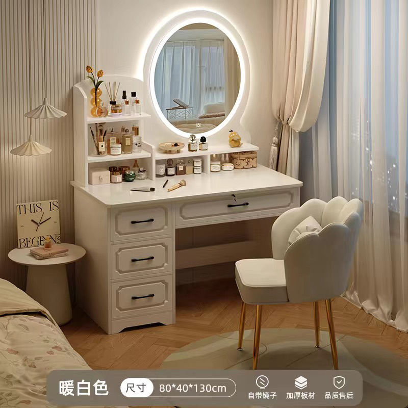 Fábrica directa de dormitorio pequeño simple mesas de vestuario dormitorio simple moderno gabinete de almacenamiento de mesa de vestuario una