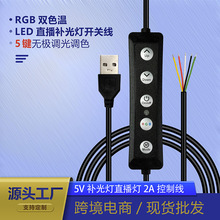 RGB�pɫ�� LEDֱ�����a�����5�I�{���{ɫ�{��USB�_�P�Դ���ƾ�