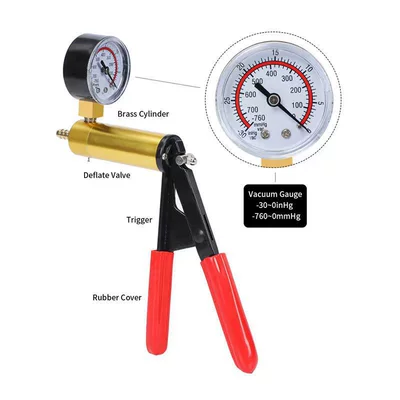 change vacuum pump, powerful oil – Manometr