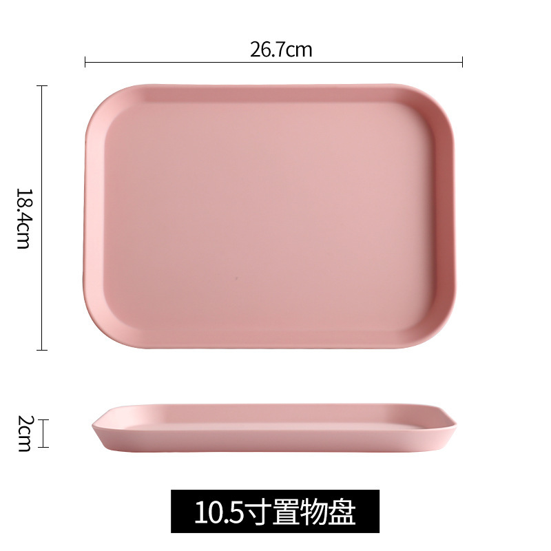 Insトレー北欧風茶盤客間カップ盤家庭用レストラン長方形放水カップ盤果物メラミン盤|undefined