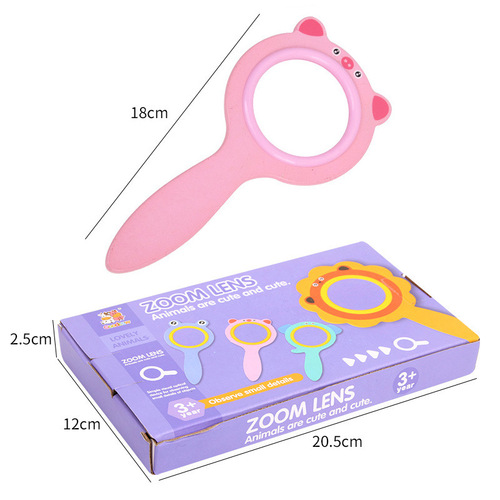 Cross-border new product cartoon magnifying glass insect observer children's science experiment toys small science kindergarten teaching aids
