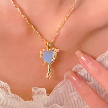 魔法镜项链女ins小众高级感锁骨链轻奢气质闺蜜饰品新款配饰批发