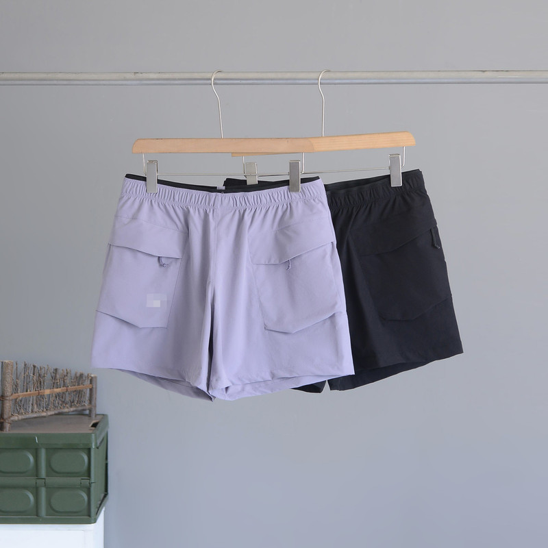 Bird House Bird Style Women's Shorts Purple and Black Casual Sweat-Wicking Lightweight and Breathable