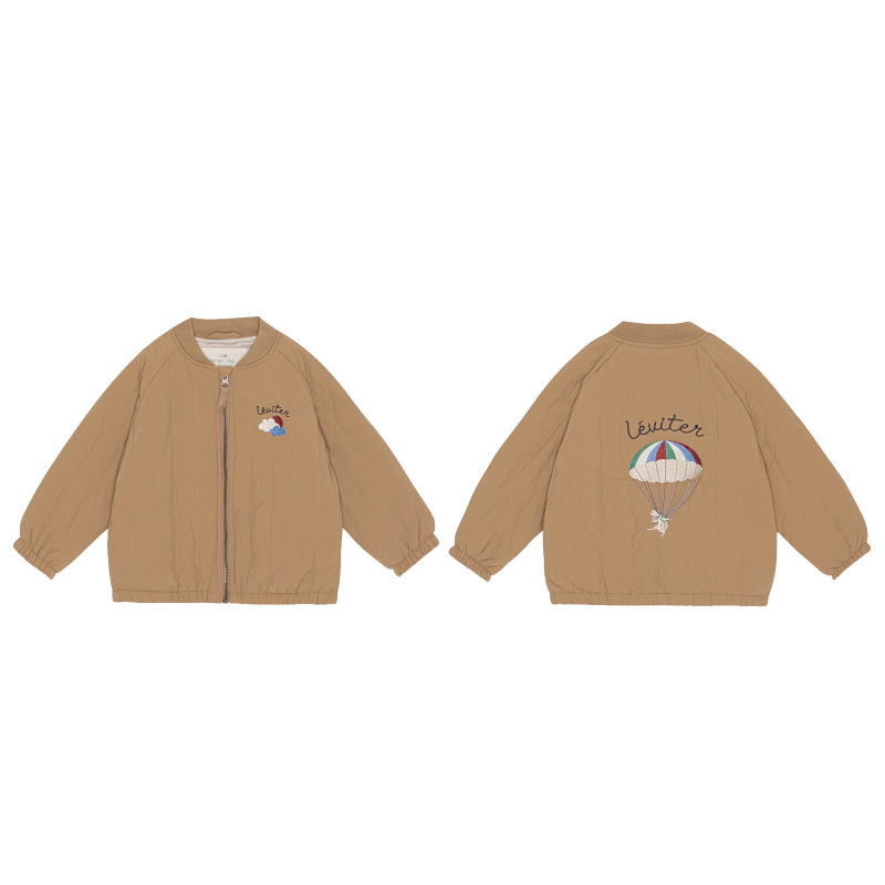 新款ks三防儿童棉衣外套男童女童秋季可爱夹棉棒球服宝宝ins夹克|undefined