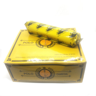 35mm Perfored White Ash Lasting Burning Resistance Hookacia Charcoal Fruit Wood Quick Burning Charcoal Household Barbecue Charcoal Ignition Carbon