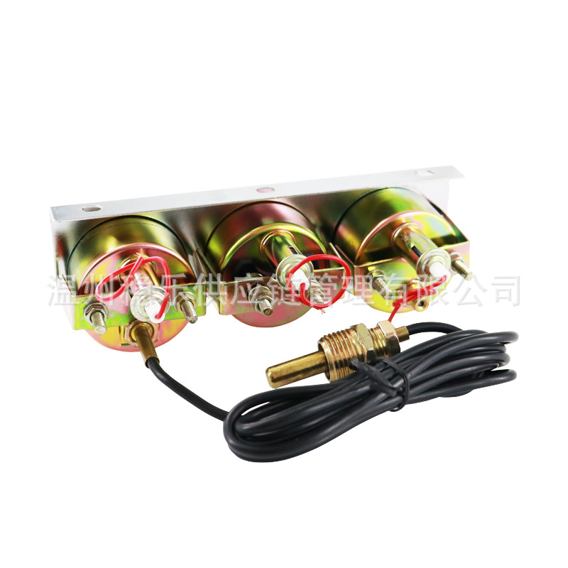 52mm Combination Triple Meter 2inch Universal Mechanical Hydraulic Current Water Temperature Combination Instrument Stable Instrument