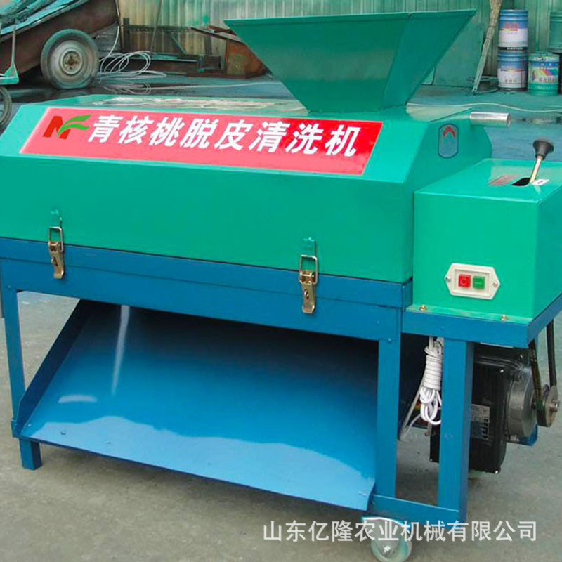 云南青核桃脱皮清洗机 山核桃剥壳机 硬核桃薄皮核桃脱壳机