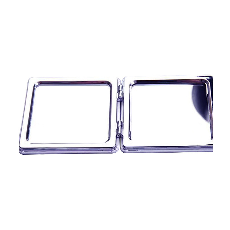 Espejo de maquillaje personalizado Espejo plegable de doble cara Espejo redondo pequeño con foto personalizada Espejo cuadrado Espejo de mano