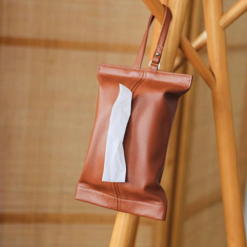 Car-mounted high-grade paper box car armrest box tissue box face towel storage bag high-grade tissue cover Car-mounted high-grade paper box car armrest box tissue box face towel storage bag high-grade tissue cover