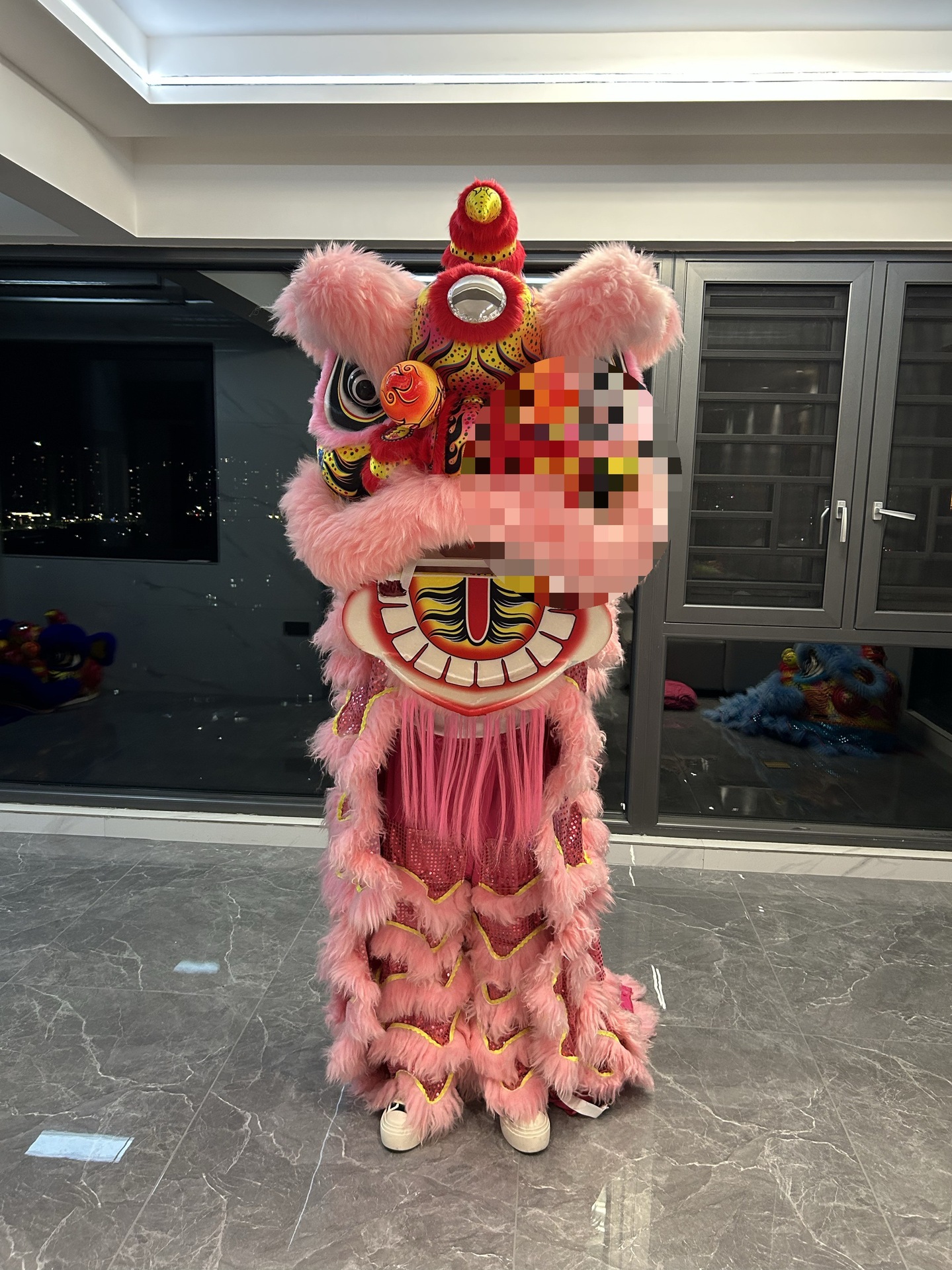 5호 핑크 더블슈트(바지 2벌)