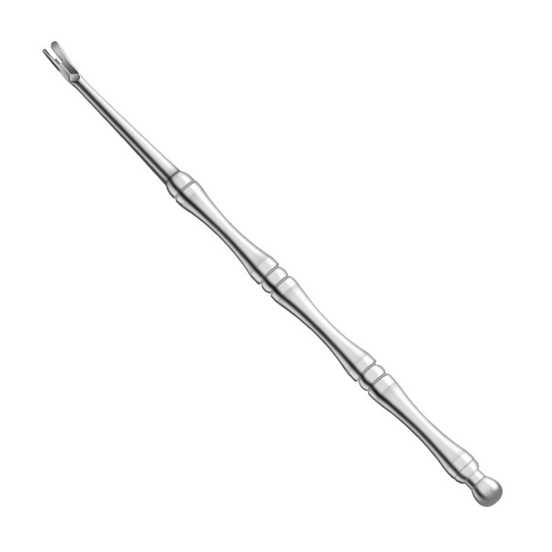 High-end bamboo stainless steel dead skin fork