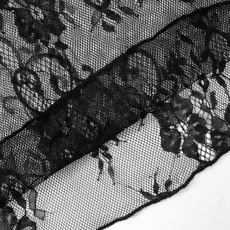 Women Clothing Deep V Plunge Lace Stitching Lining Base Sexy Dress