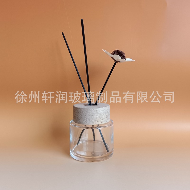现货供应北欧简约风香熏瓶方形加厚玻璃香薰扩香瓶无火藤条香熏瓶|undefined