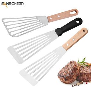 Stainless Steel Fish Spatula, Fish Spatula, Steak Spatula, Cooking Spatula, Bbq Kitchen Gadget, Spatula, Mika