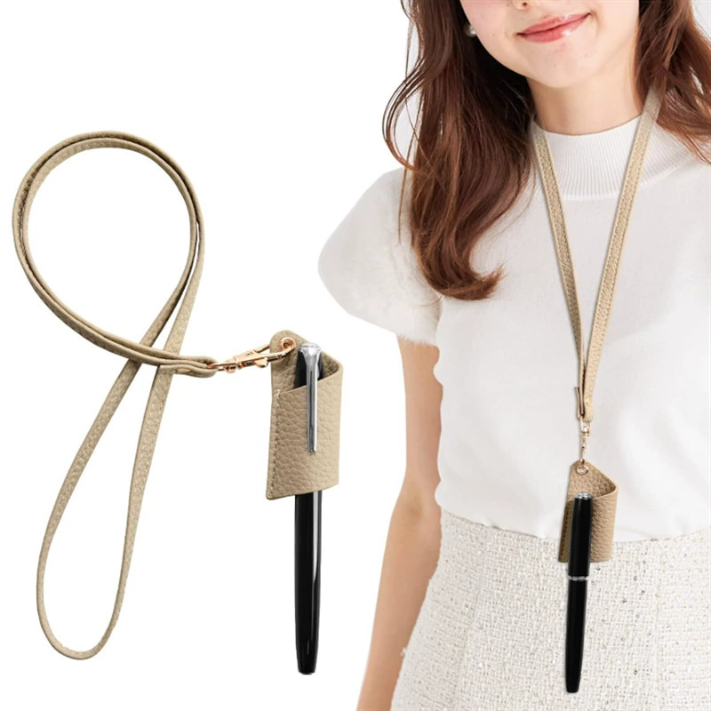 В наличии подвесной шейный ремешок в японском стиле, зажим для ручки, зажим для ручки и шариковой ручки, держатель для очков и солнцезащитных очков.