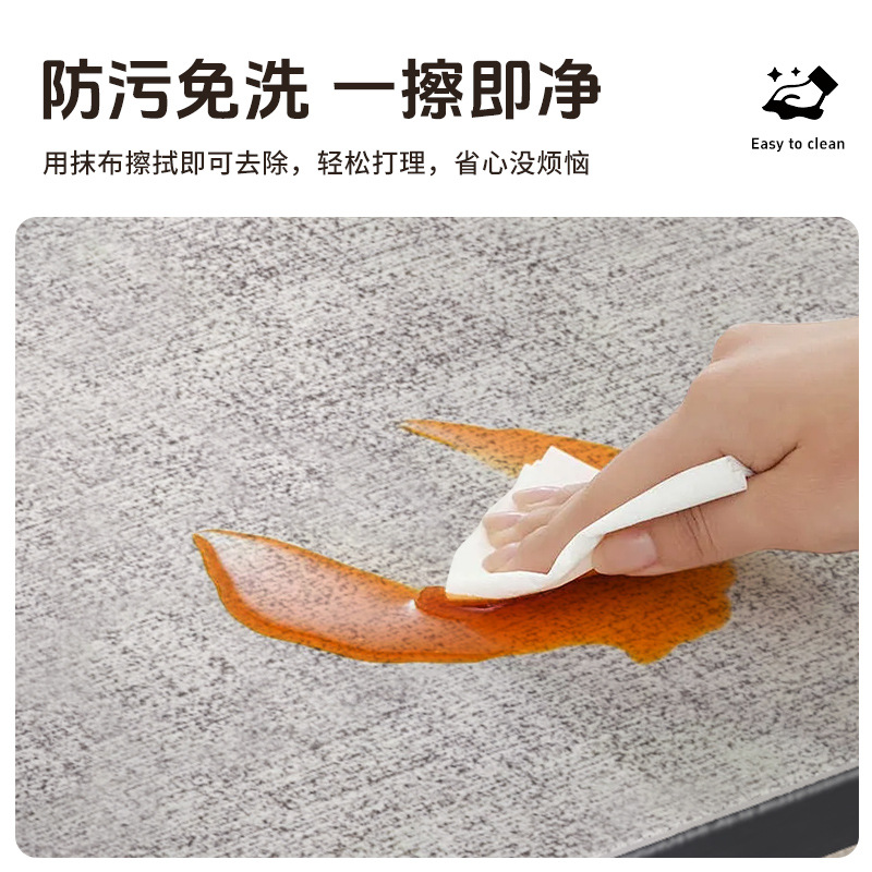 Alfombrilla de mesa de cuero de doble cara, impermeable, a prueba de aceite, sin lavado, anti-escaldado, aislamiento térmico, mesa de centro de alta calidad, almohadilla protectora de escritorio