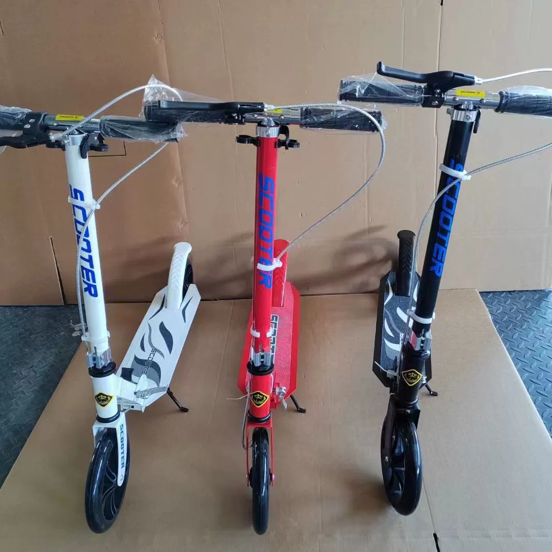 Детский самокат Портативный складной самокат Подростковый Двухколесный самокат для кампуса Однопедальный самокат для взрослых