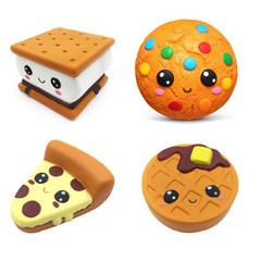 New Squishy Chocolate Sandwich Cookies with Slow Recovery, Cute Simulated Soft Food Children's Toy