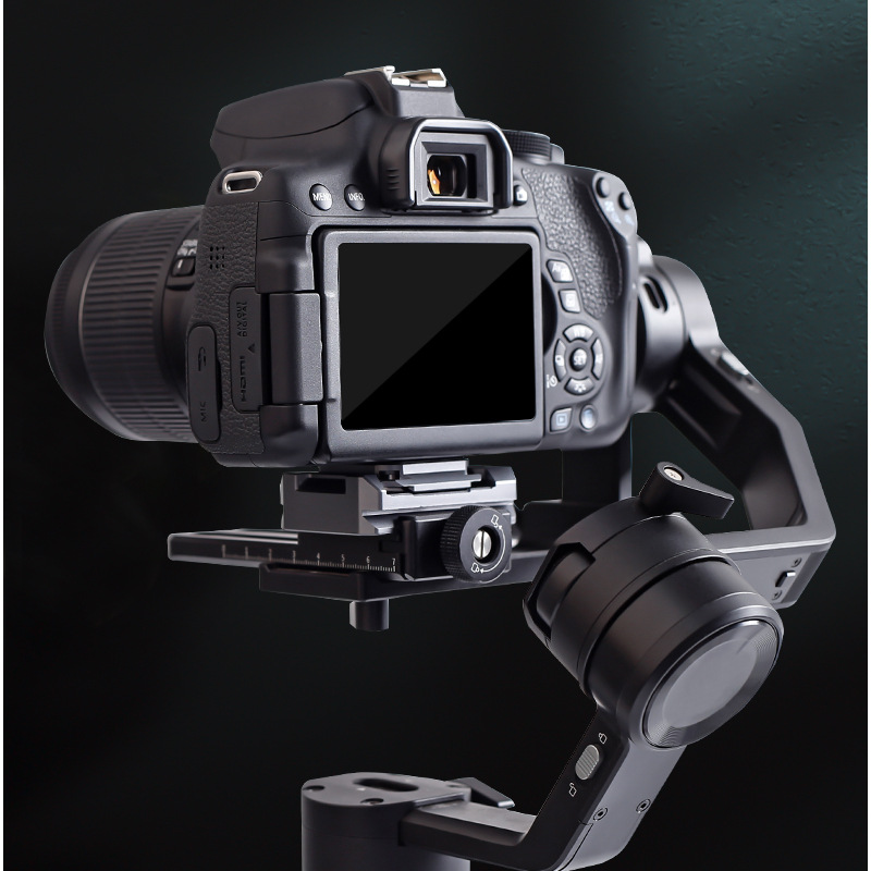 Xiletu aka rápida conversión asiento micro sola cámara PTZ estabilizador trípode deportes Placa de liberación rápida base