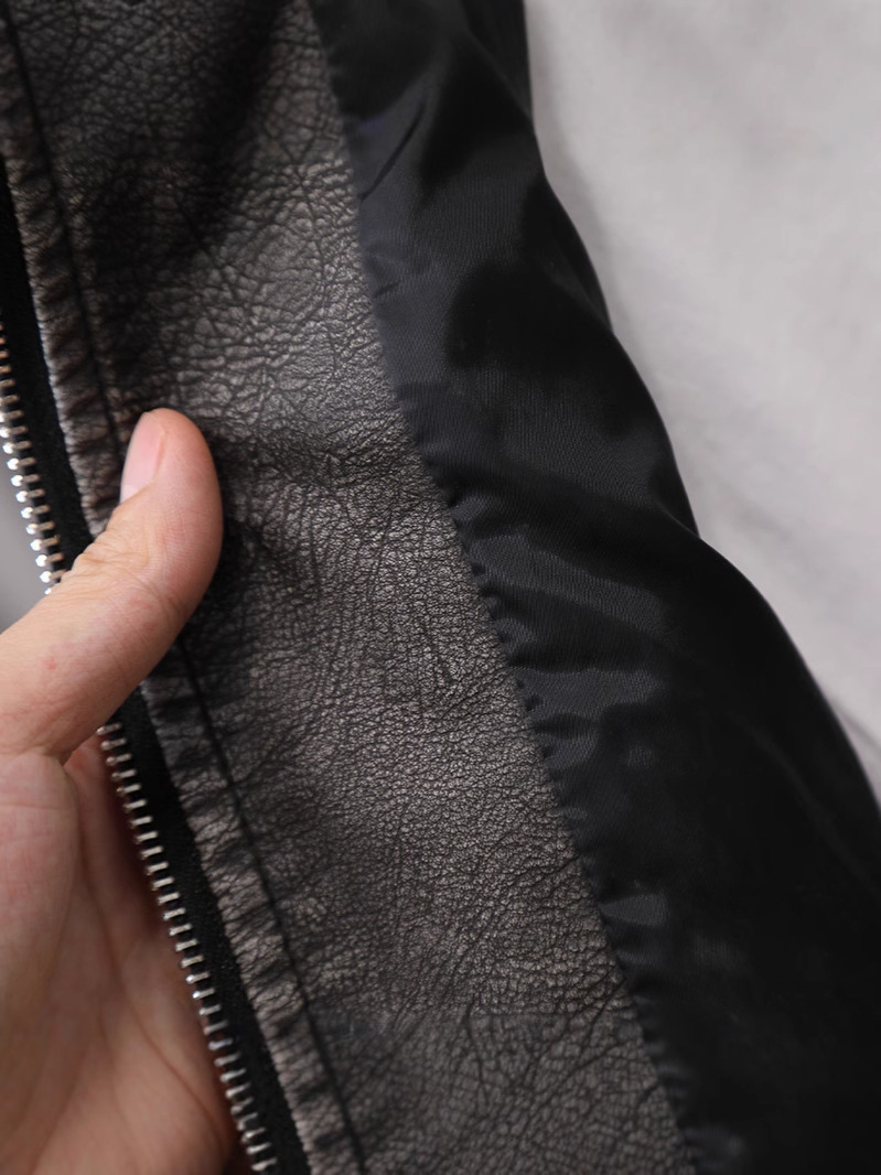 7604 ropa de primavera para niños chaqueta de cuero fresca y hermosa chaqueta de calle frita occidental para niños 2025 nueva moda de primavera y otoño cuero rojo neto