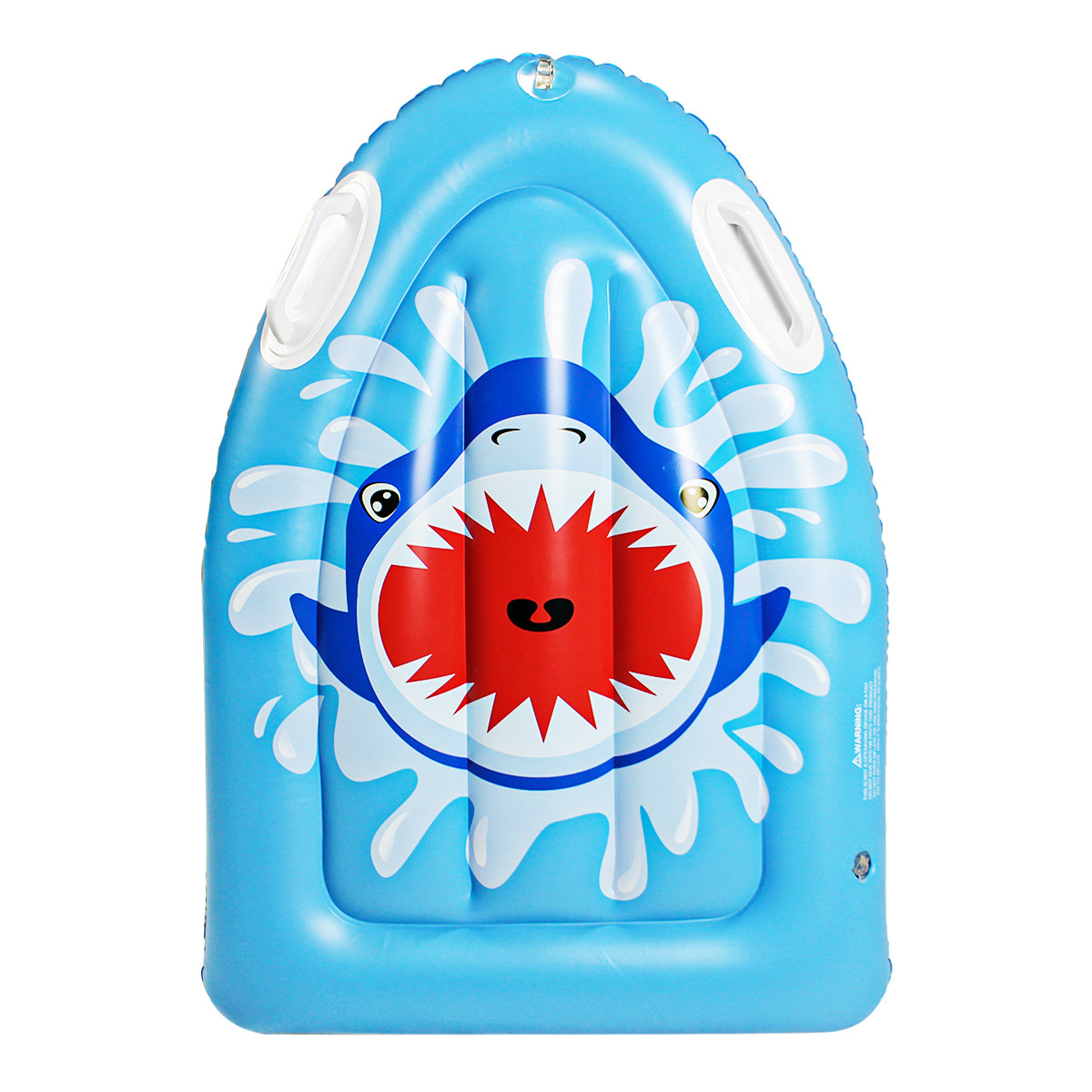 2021夏季新款pvc充气儿童浮排水上玩具鲨鱼浮床海上冲浪板现货|ms
