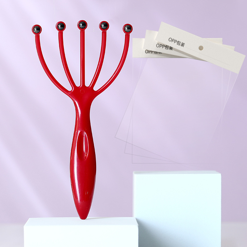 五爪ボール頭部マッサージ器日本頭皮減圧頭治療頭磁気マッサージ櫛解凍魂抽出器