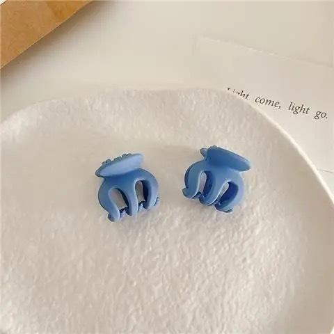 高馬尾掴み崩れ防止固定神器団子頭小掴み髪飾りトランペットカボチャクリップ頭飾りサメクリップ|undefined