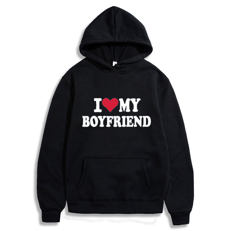 I love my girlfriend printed hoodie sweatshirt gothic winter pullover casual long-sleeve sweatshirt wholesale I love my girlfriend printed hoodie sweatshirt gothic winter pullover casual long-sleeve sweatshirt wholesale