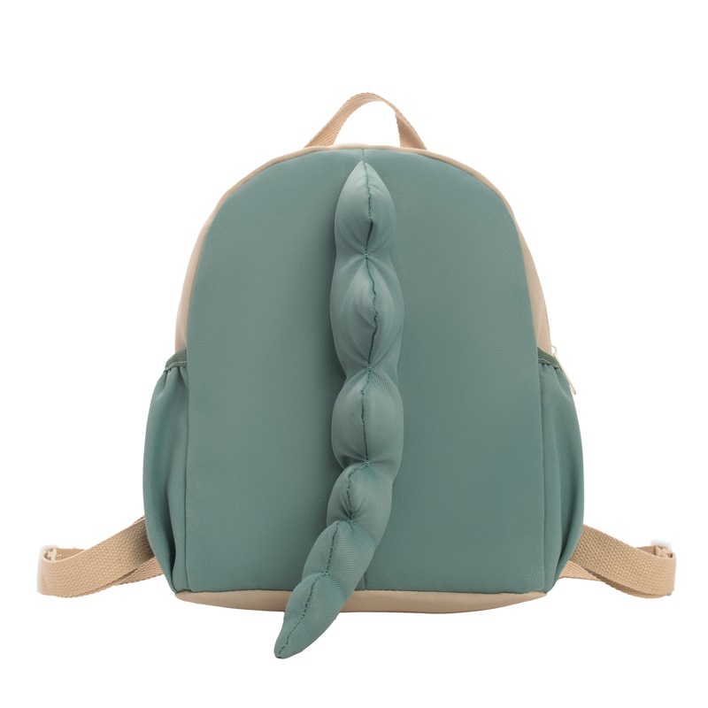 Mochila infantil transfronteriza de dibujos animados lindos dinosaurios cola mochila para niños y niñas jardín de infantes pequeña clase mochila para niños