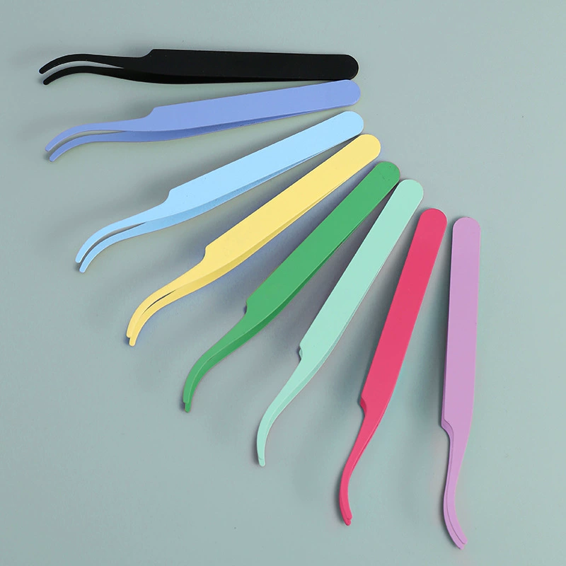 Накладные ресницы пинцет из нержавеющей стали для ресниц