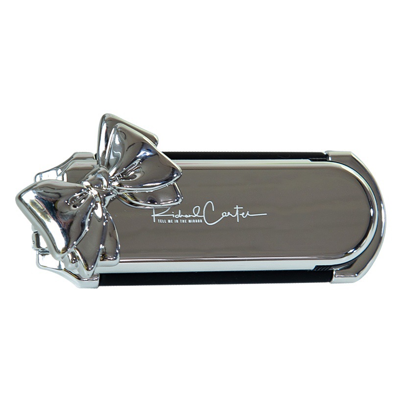 Plegable mini peine portátil de las mujeres niños espejo airbag integrado pequeño masaje cojín de aire peine