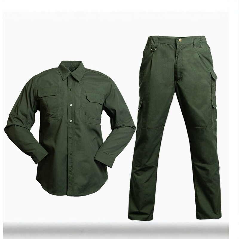 511 Suit Outdoor Breathable Camouflage Training Suit Instructor Business Commuter Black Hawk Long-Sleeved Tactical Shirt for Men