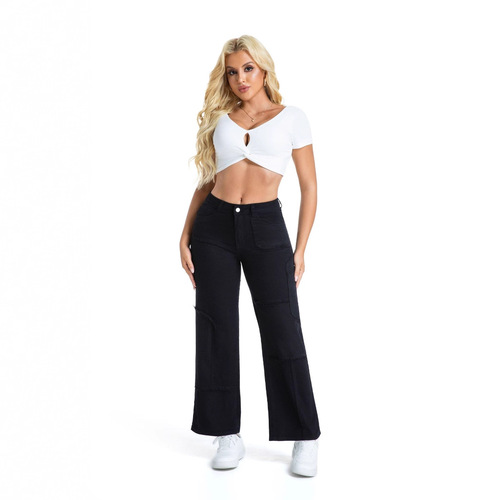 2025 new cross-border European and American women's fashion retro loose straight-leg workwear mid-waist wide-leg new Tang jeans trousers