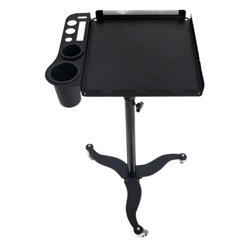 Extensión de pelo de salón de acero inoxidable y estante de teñido ajustable peluca pieza de pelo herramienta de almacenamiento coche peluquería profesional carrito de pelo