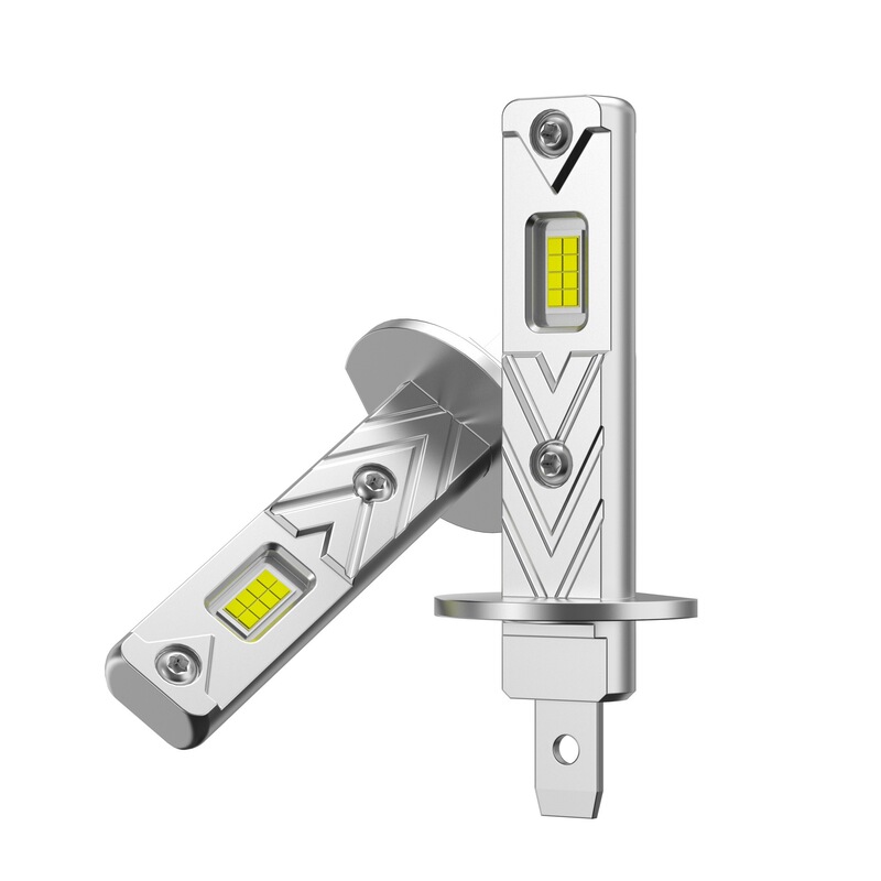 H1 Cross-Border Hot-Selling Source Factory Headlight Car Light High-Brightness Led Car Light Direct Plug-In H1 Bulb White Light 6000K