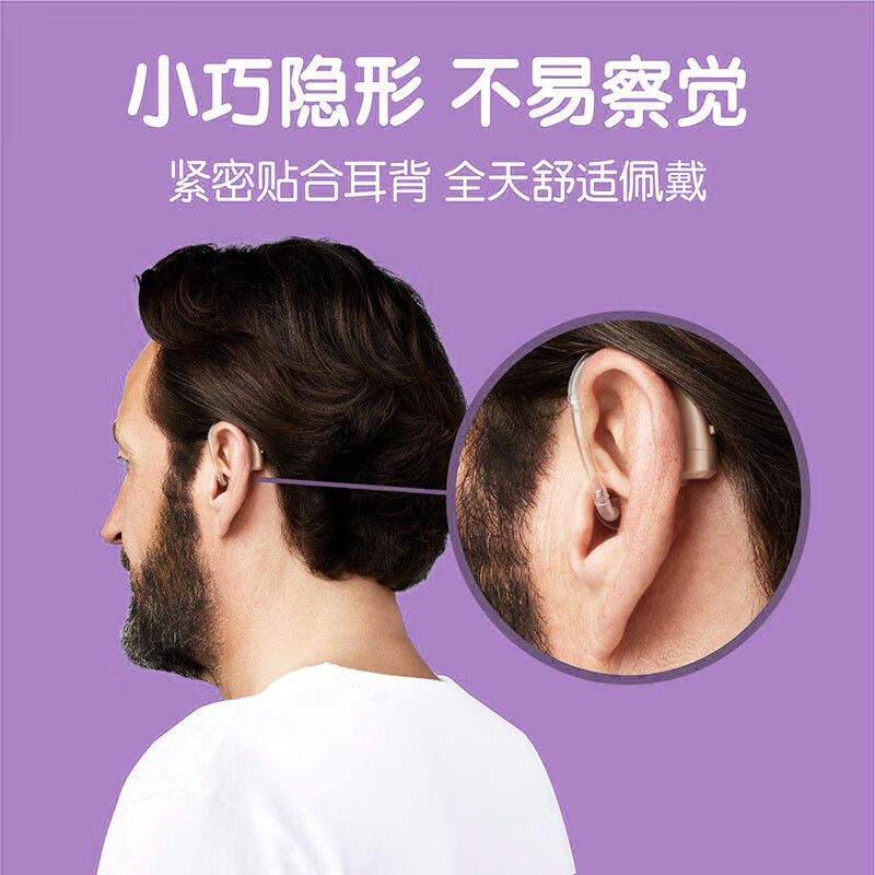 Xiwanboyuan Audífono Siemens Sordera Tipo de espalda para ancianos Auriculares inalámbricos originales invisibles para ancianos para jóvenes