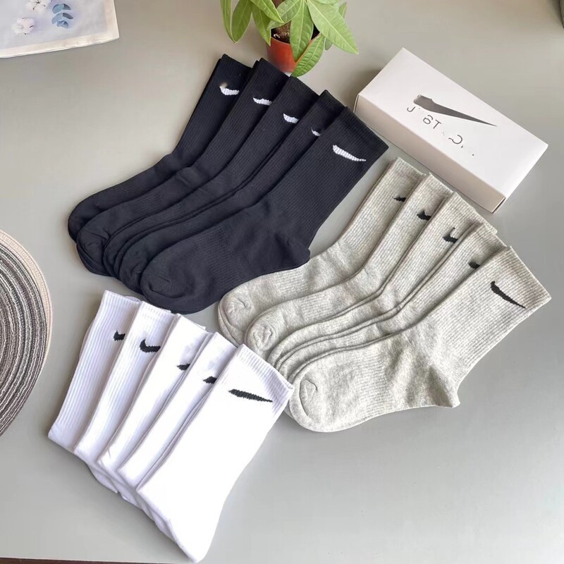 Gift Box Suwannai Sester Socks Cotton Sports Boat Socks Men's and Women's Mid-Calf Socks Long Tube Short Tube Boxed Socks Wholesale