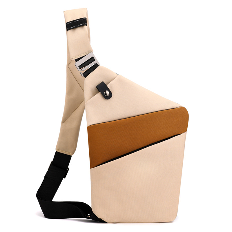 Yellow khaki with brown left shoulder