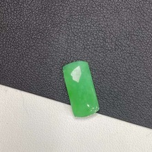 厂家批发天然翡翠 马鞍戒面翡翠戒面 翡翠玉石女款配证书