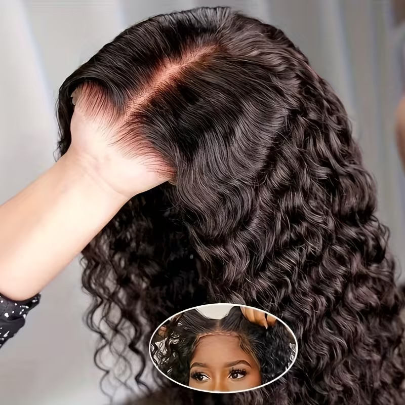 Amazon Bestseller: Lace Front Wig, Women's Short Curly Afro Wig, African Black Fashion Full Head Cover