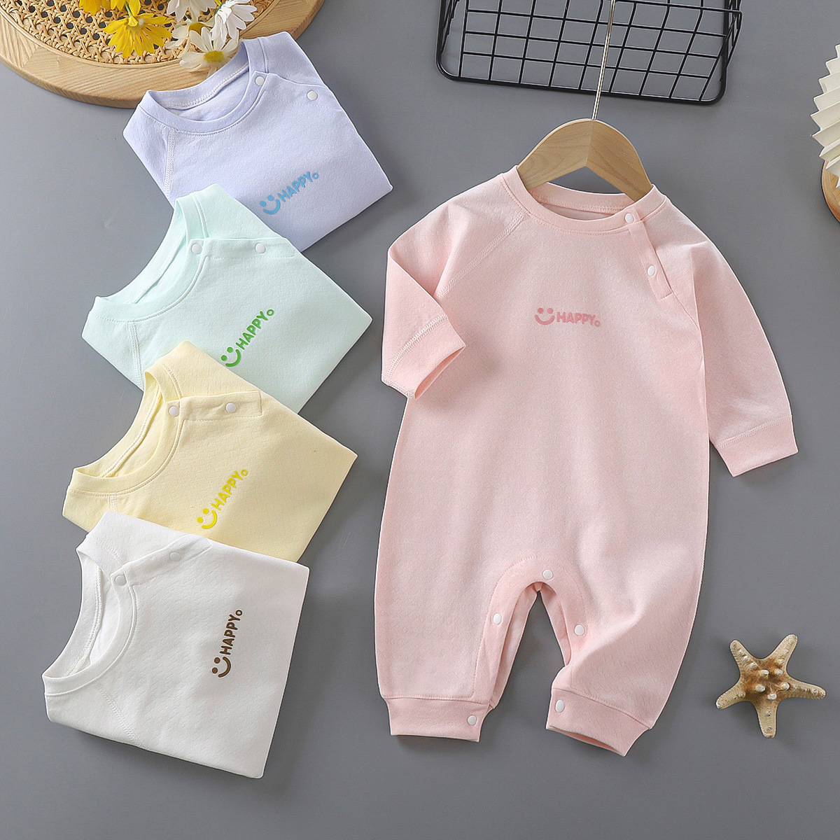 Children's demi-season cotton long-sleeve
