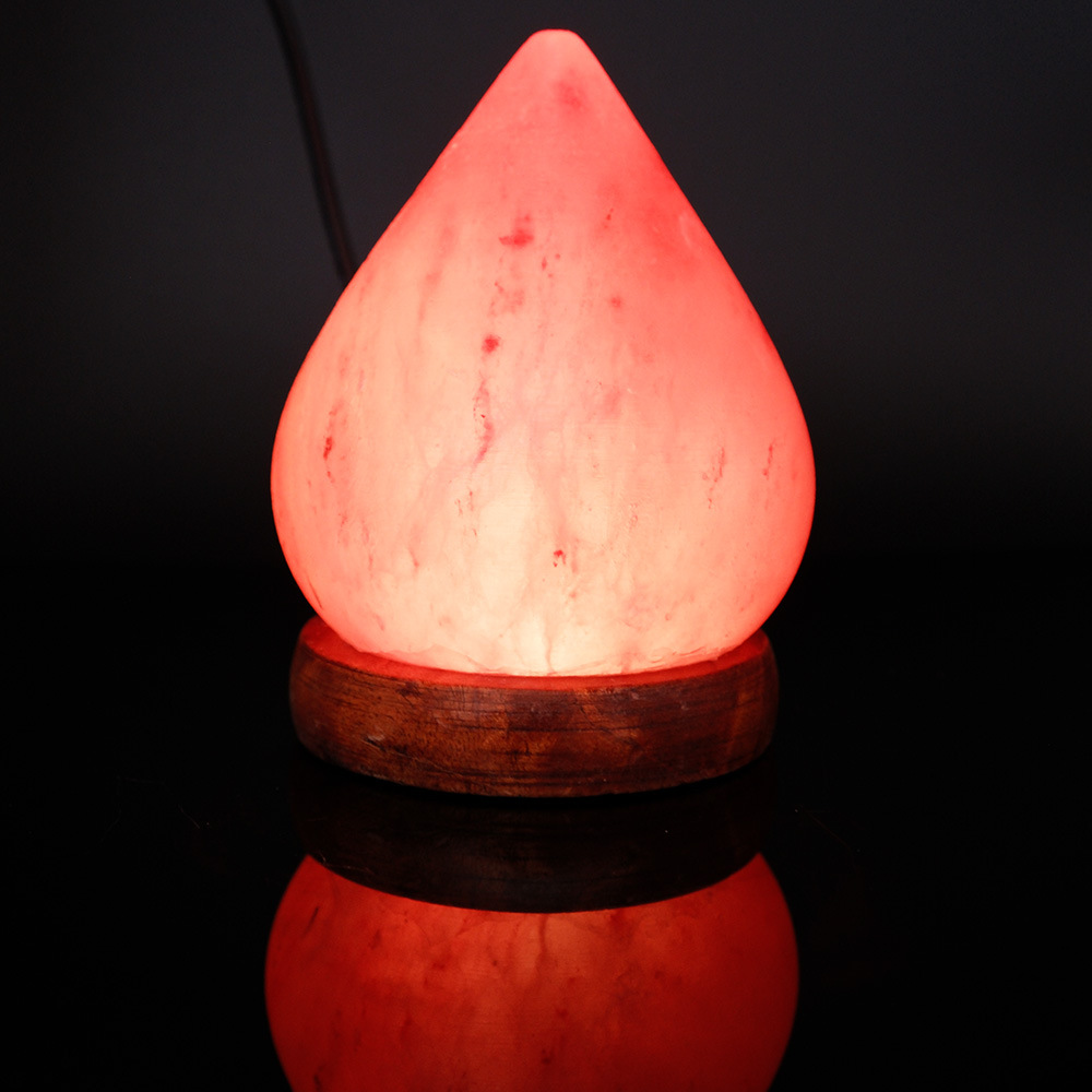 Lámpara de sal lámpara de sal de cristal del Himalaya que cambia de color colorido USB lámpara de sal natural lámpara de piedra de sal lámpara de noche luz de noche