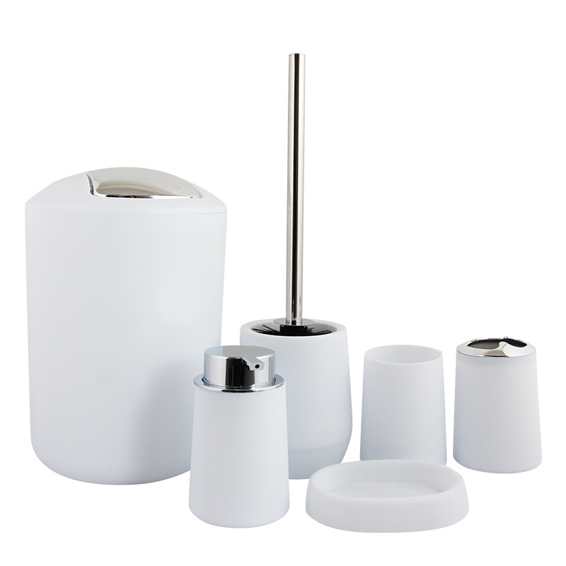Kit de baño utensilios de higiene cepillo de dientes taza boca taza caja de jabón accesorios combinados Kit de baño cocina baño pequeña basura